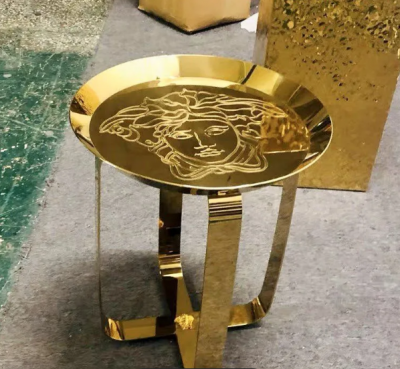 Столик журнальный Gold Versace Home золотой (16100)