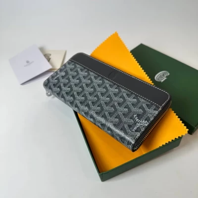 Кошелек Goyard 20*10,5 см серо-черный (17300)
