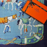 Платок Hermes кашемир+шелк 135*135 см (18200)