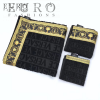Набор полотенец Versace, черные (8800) - Набор полотенец Versace, черные (8800)