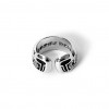 Кольцо Chrome Hearts Small scroll label (14403) без размера