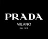 Коврик на письменный стол Prada черный 57x39 см (15303)