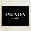 Коврик на письменный стол Prada черный 57x39 см (15303)