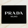 Коврик на письменный стол Prada черный 57x39 см (15303)