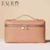 Сумка женская Loro Piana 19см кожа розовый (14304)