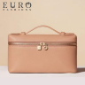Сумка женская Loro Piana 19см кожа розовый (14304)