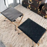 Складной табурет Louis Vuitton черно-серый (15305)