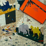 Платок Hermes кашемир+шелк 135*135 см (18205)