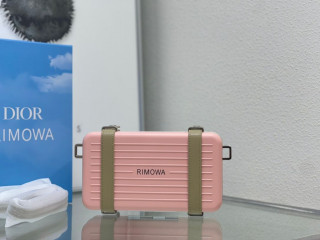 Сумка женская Christian Dior Rimowa, светло-розовая (14806)
