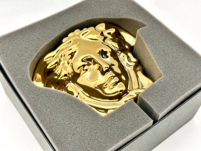 Подсвечник со свечой Versace Medusa Grande (13907) золотая
