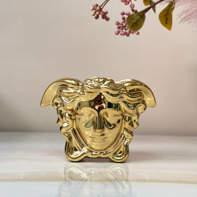 Подсвечник со свечой Versace Medusa Grande (13907) золотая