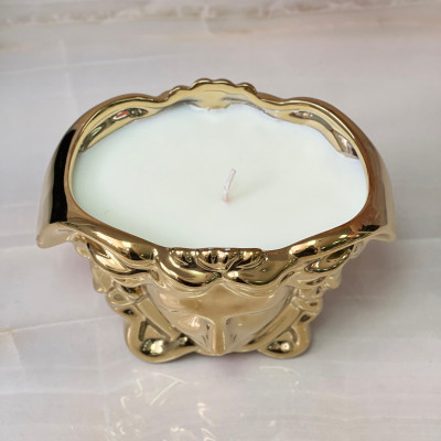 Подсвечник со свечой Versace Medusa Grande (13907) золотая