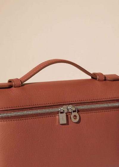 Сумка женская Loro Piana 27 кожа бордо (14307)