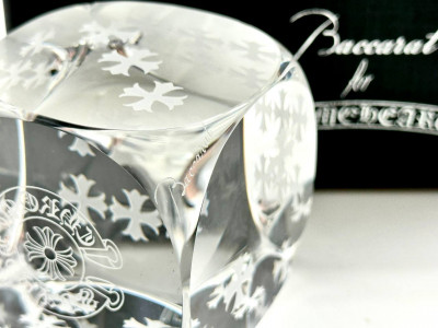Кубик хрустальный Baccarat & Chrome Hearts 6х6 см (13908)