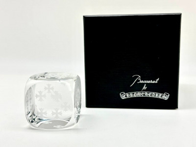 Кубик хрустальный Baccarat & Chrome Hearts 6х6 см (13908)