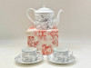 Чайник Dior Toile de Jouy 1л серый (14208)