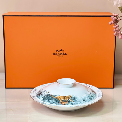 Тарелка с крышкой Hermes Carnets d'Equateur 22см (13910)