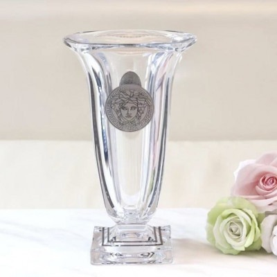 Ваза Versace Bohemia 32х19см с орнаментом (15310)