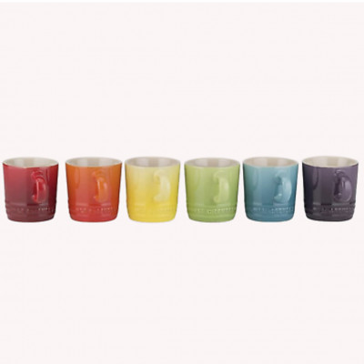 Набор из 6-ти керамических кружек Le Creuset 350мл (14211)