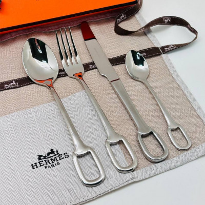Столовые приборы Hermes Silver (4 предмета) (8911)