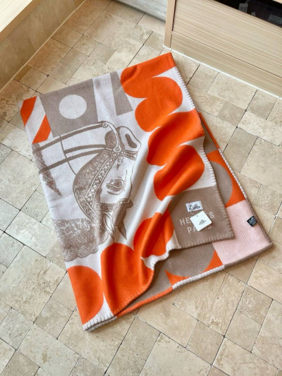 Плед Hermes Cheval Joker 150*200 см (17416) оранжевый