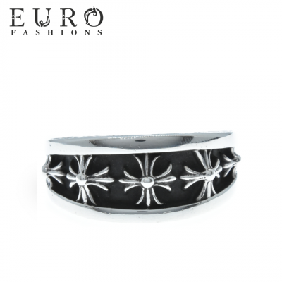 Кольцо Chrome Hearts Narrow CH Plus V Band (14417)