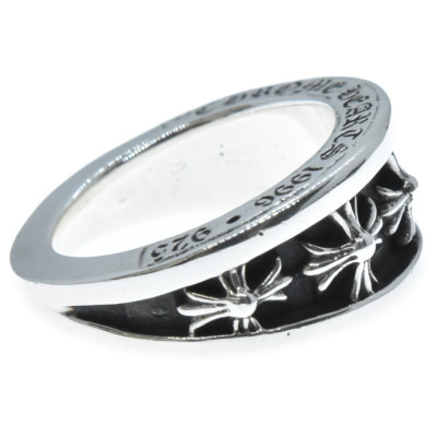 Кольцо Chrome Hearts Narrow CH Plus V Band (14417)