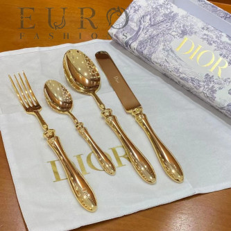 Набор столовых приборов Dior Gold (4 предмета) 11818
