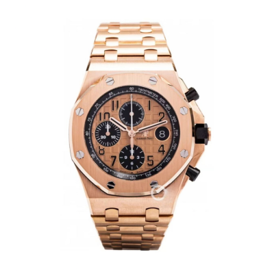 Часы мужские Audemars Piguet Offshore Rose gold, 44 мм (17018)