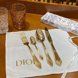 Набор столовых приборов Dior Gold (4 предмета) 11820