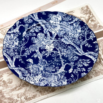 Блюдо Dior Toile de Jouy 29см (13824) синее