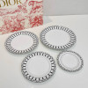  Столовый сервиз Christian Dior 6 персон/ 43 предмета (18424) черный