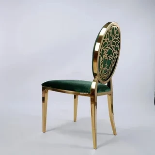 Стул Versace зеленый с золотом (16226)