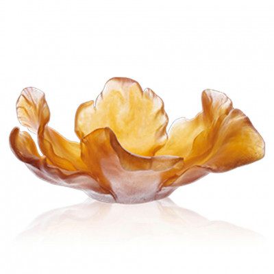 Ваза для фруктов Daum Amber Tulipe bowl 25см (12827)