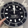 Часы настенные Rolex черно-белые 13 см (17428)