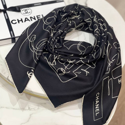Платок Chanel кашемир/шёлк 130х130 см (13729)