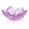 Ваза для фруктов Daum Ultraviolet Tulipe bowl small 17см (12830)