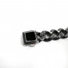 Браслет для часов Rolex&Chrome Hearts серебро (15230)