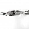 Браслет для часов Rolex&Chrome Hearts серебро (15230)