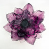 Ваза-фруктовница Daum Camellia Violet 38см (15132)