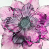Ваза-фруктовница Daum Camellia Violet 38см (15132)