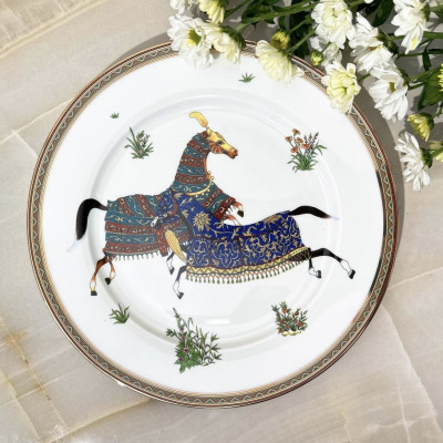 Тарелка обеденная Hermes Cheval d'Orient 25 см (15136)