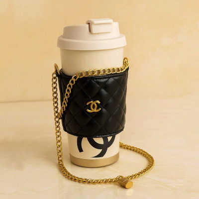 Термокружка Chanel VIP gift NEW 2025, 530 мл (16836) бежевый