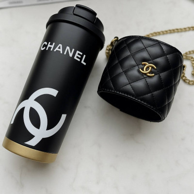 Термокружка Chanel VIP gift NEW 2025, 530 мл (16837) черный