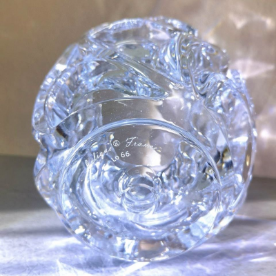 Ваза Lalique Tourbillons прозрачная 21 см (17237)
