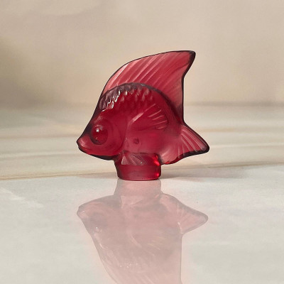 Фигурка Lalique Angelfish, красная (14638)
