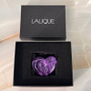 Скульптура Lalique Соединенные сердца 7*6см (15038) фиолетовое