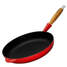 Чугунная эмалированная сковорода с деревянной ручкой, 26 см, Le Creuset (14240)