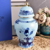 Ваза Ginori 38х11х20 см голубая (17341)