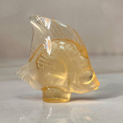 Фигурка Lalique Angelfish, желтая (14643)